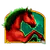 Caballo símbolo pago premium Wolf Gold